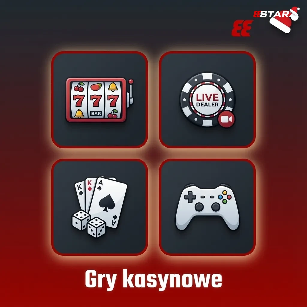 Interfejs kasyna online 888starz z widocznymi slotami, ruletką, blackjackiem i kasynem na żywo na ekranie monitora