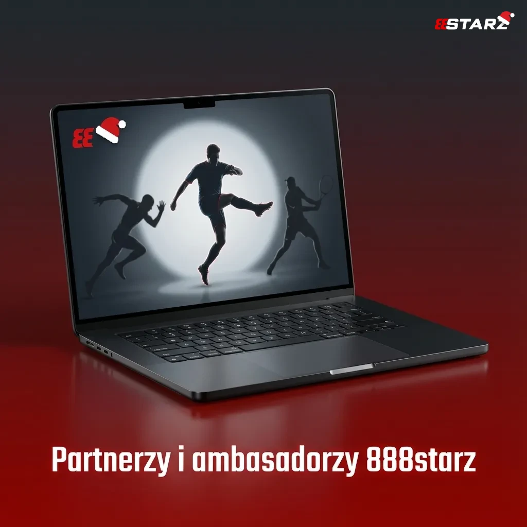 Grafika promująca partnerów i ambasadorów 888starz na polskim rynku zakładów sportowych i kasyn online