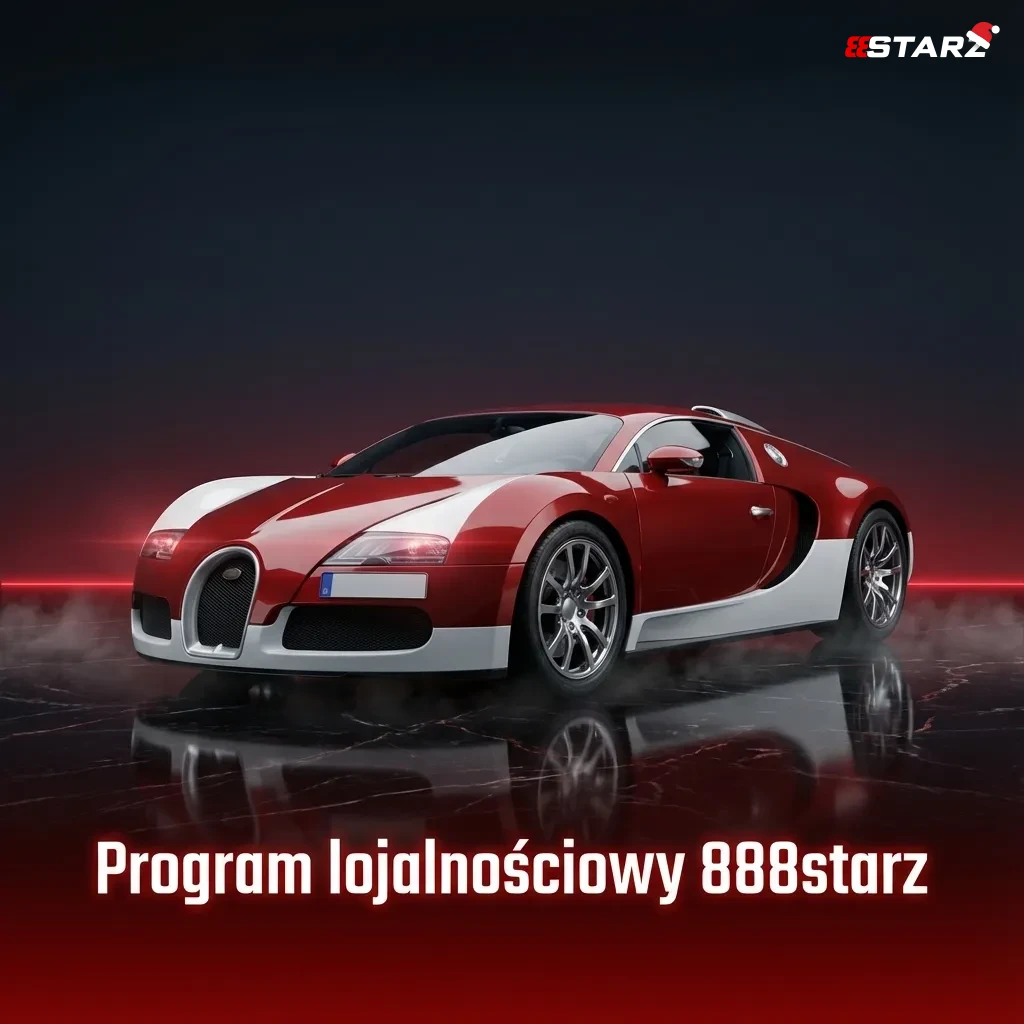 Grafika programu lojalnościowego 888starz z poziomami VIP, punktami i korzyściami za grę i zakłady sportowe