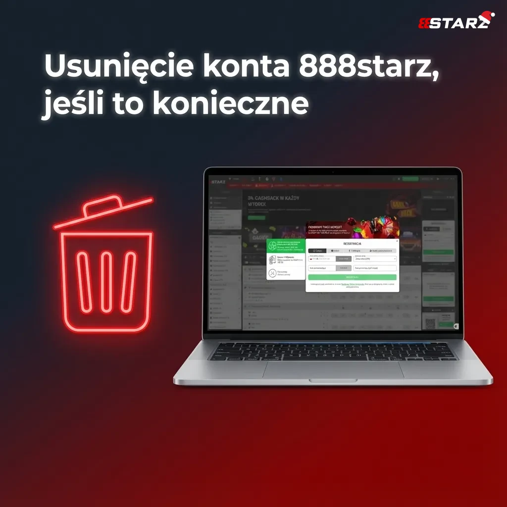 Ilustracja przedstawiająca użytkownika zamykającego konto 888starz poprzez kontakt z obsługą klienta online